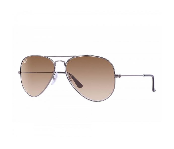 Ray-Ban RB3025-004/51 58 Aviator Gunmetal Frame & Brown Colour Mirrored Sunglasses for Women - Zoom Image 1