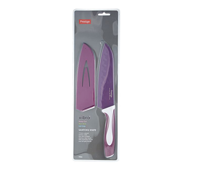 Prestige PR9006 7 inch Vibro Santoku Knife - Purple - Zoom Image 2