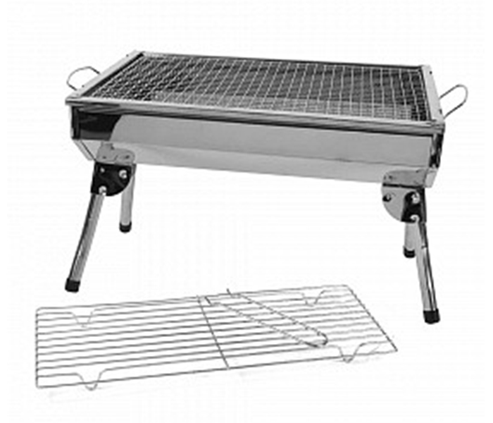 Royalford RF9409 Portable Foldable BBQ Grill - Silver - Zoom Image 2