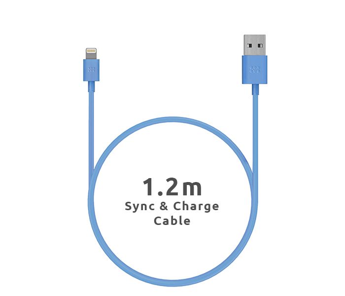 Promate LinkMate-LT USB Data & Charge Cable with Lightning Connector - Blue - Zoom Image 3