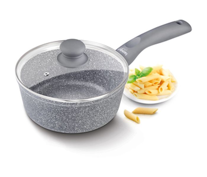 Lamart LT1093 Stone 16CM Sauce Pan with Lid, Grey - Zoom Image 2