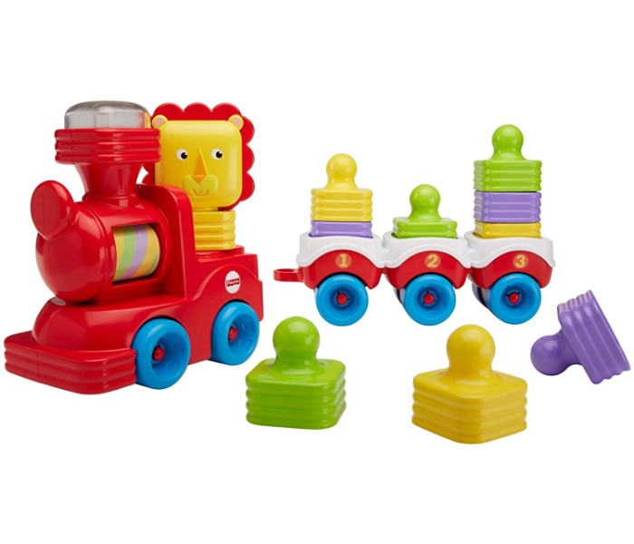 Fisher Price DRG33 Little Stackers Lion Locomotive Assorted - Zoom Image 3