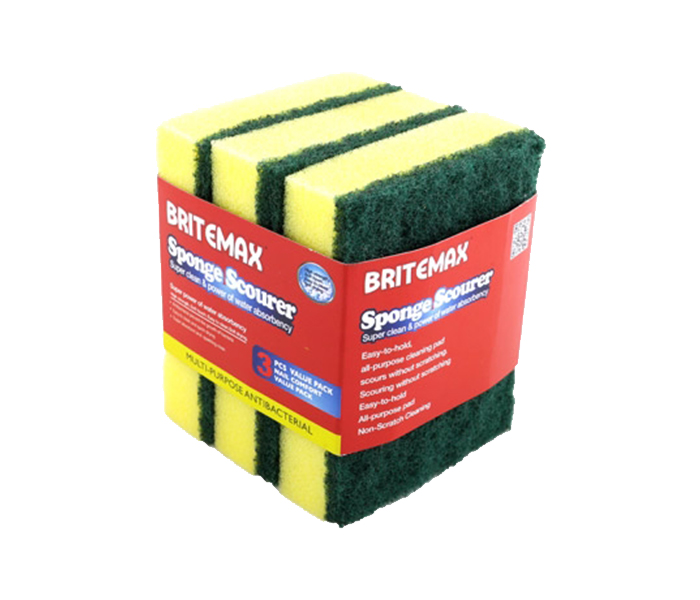 Britemax BM 270 SS3P Sponge Scourer - 3 Pieces - Zoom Image