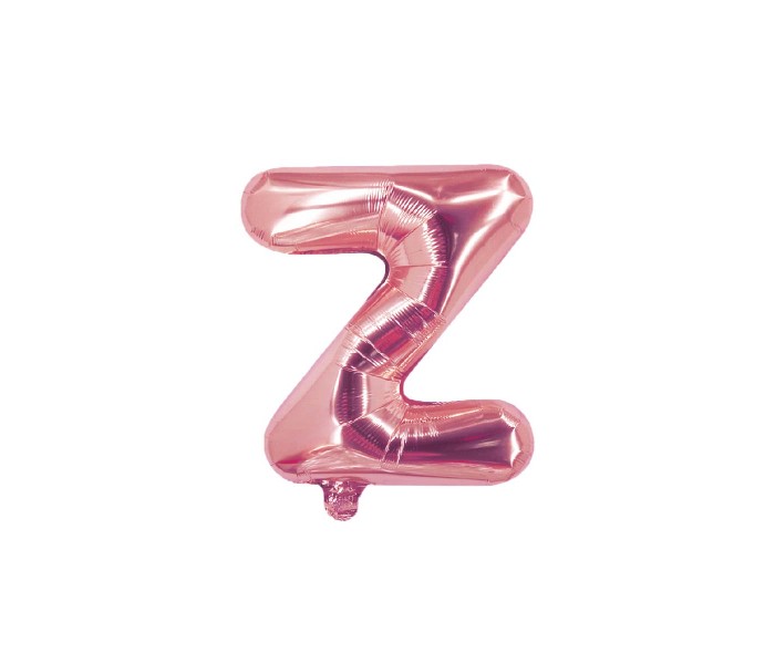 Party Time Z-RG-803409 Letter Z 16 Inch Foil Balloon Rose Gold - Zoom Image