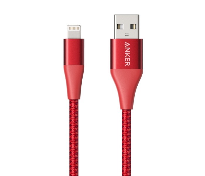 Anker A8452 Powerline II Plus Lightning Cable 3 ft Red - Zoom Image 7