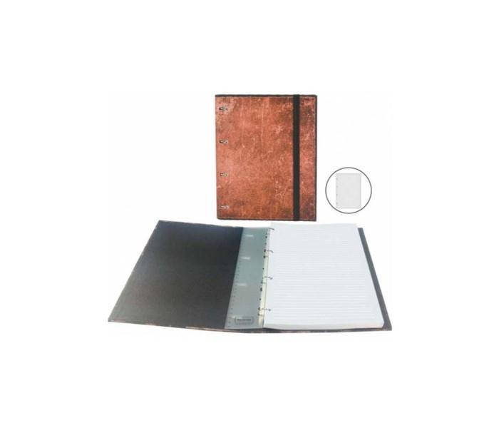 Senfort 91042 A4 Ring Notebook Brown - Zoom Image