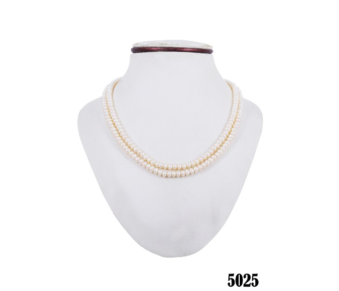 Netra Pearl 5025 Pearl Necklace White - Zoom Image