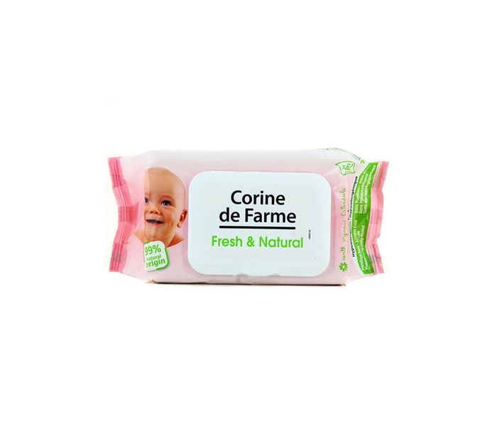 Corine De Farme N12832012A Fresh & Natural Wipes - 62 Count - Zoom Image