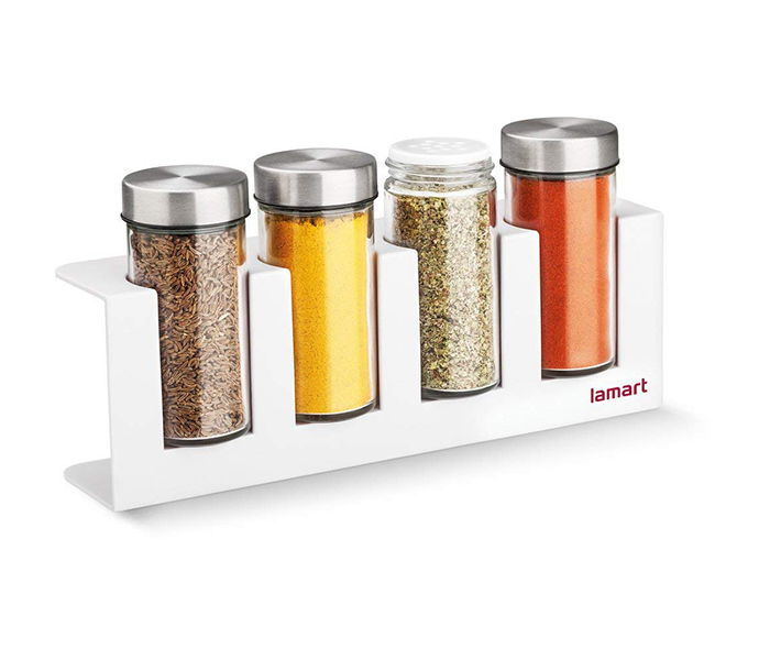 Lamart LT7018 Rack 4 Pieces Spice Jar Set - Zoom Image 1