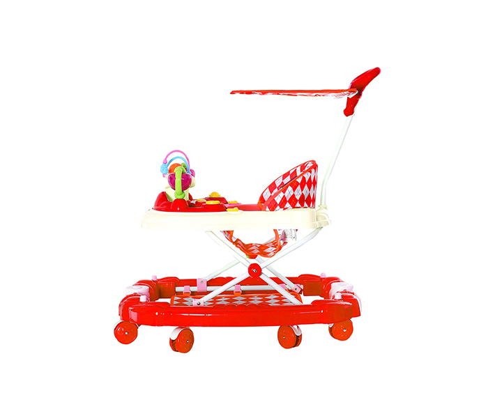 Baby Plus BP8313 Baby Walker Cum Rocker - Red - Zoom Image 2