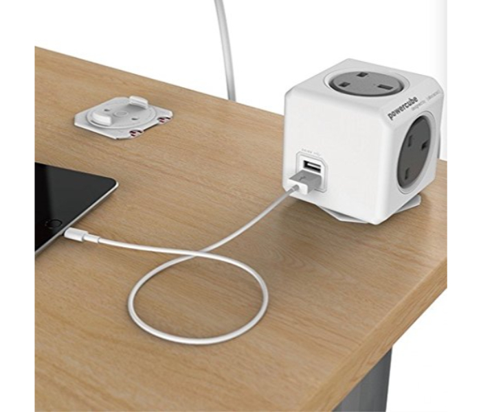 ALLOCACOC 7100GY Power Cube Original White and Grey - Zoom Image 1