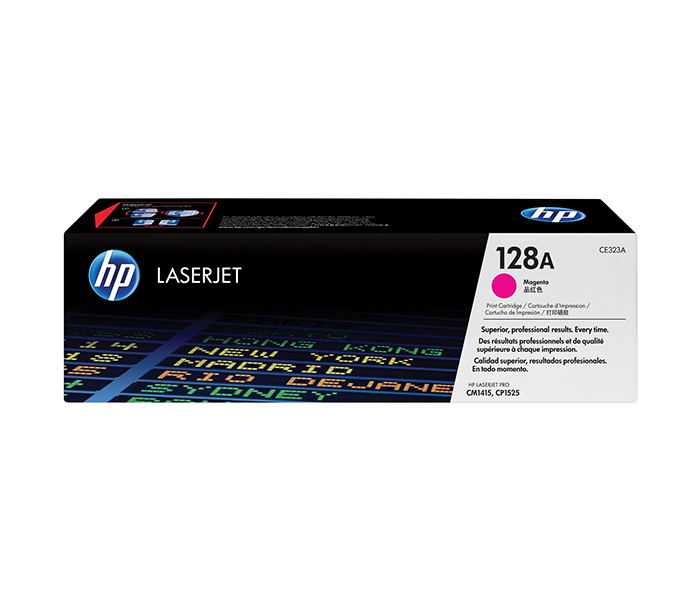 HP 128A Original LaserJet Toner Cartridge - Magenta (CE323A) - Zoom Image