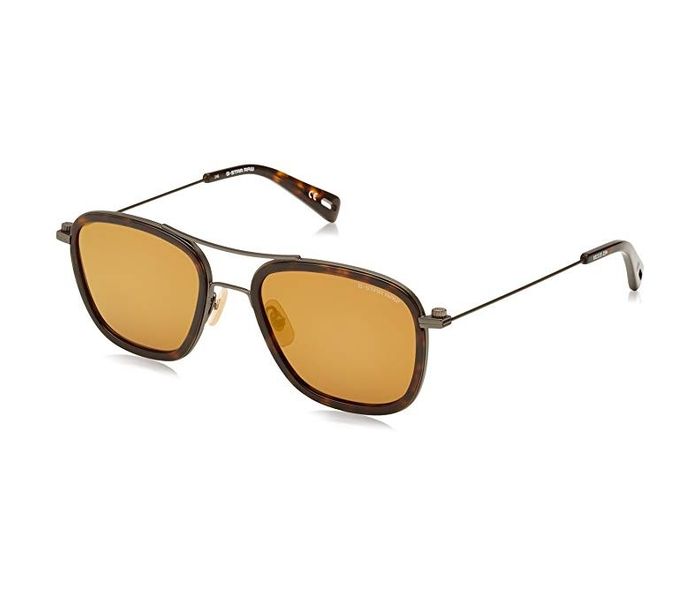 G-Star GS111S 214 Square Havana Frame & Gradient Mirrored Sunglasses for Unisex - Zoom Image