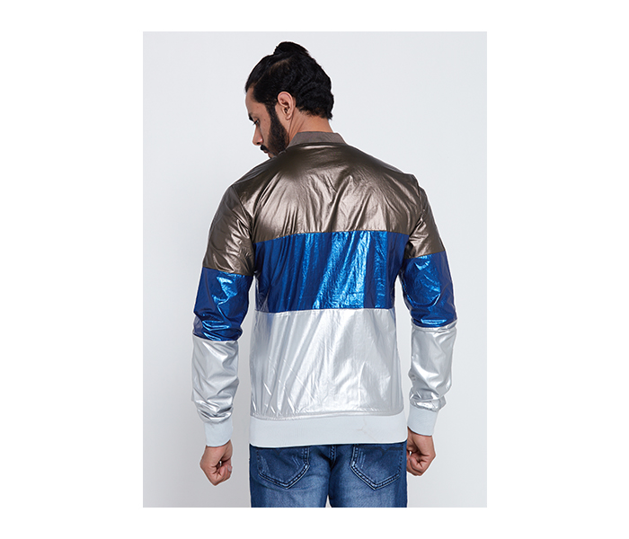 Lynk LY10071 Stylish Bomber Jacket For Men XL - Multi Color - Zoom Image 2