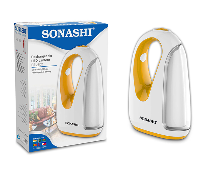 Sonashi SEL-802 51 Piece Rechargeable LED Emergency Lantern - Yellow - Zoom Image 3