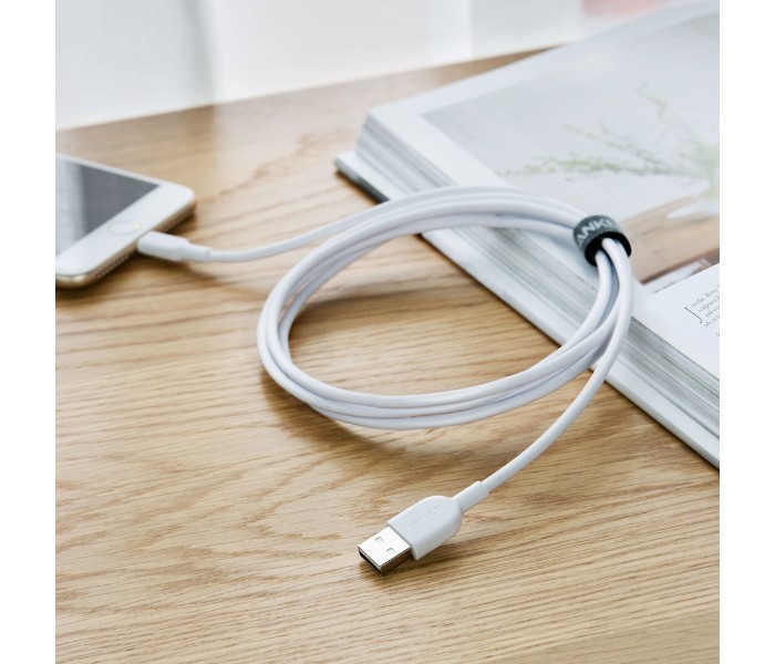 Anker A8433 Powerline II Lightning Cable 6 ft White - Zoom Image 1