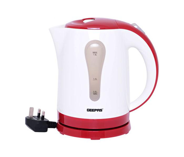 Geepas GK5435 1.8 Litre Plastic Electric Kettle - White - Zoom Image