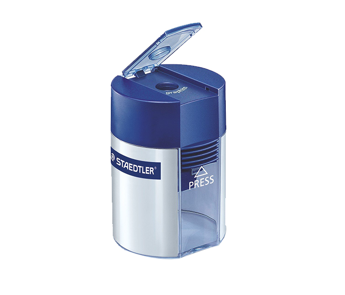 Staedtler ST-511-001 Tub Metal Sharpener - Blue - Zoom Image 1