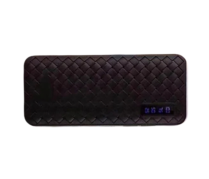 HNS-1 Portable Power Bank Dual USB 20000mAh - Black - Zoom Image 1