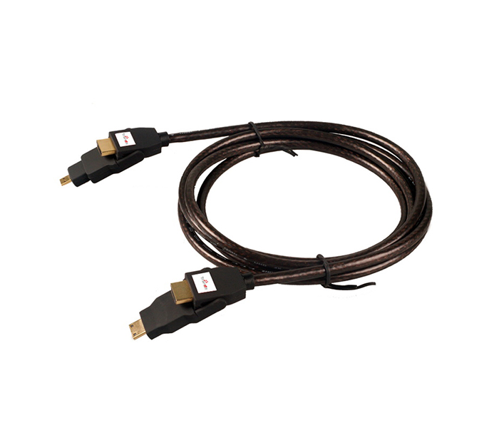 Trands TR-CA5983 2 Meter 4 in 1 HDMI Cable - Black - Zoom Image 2