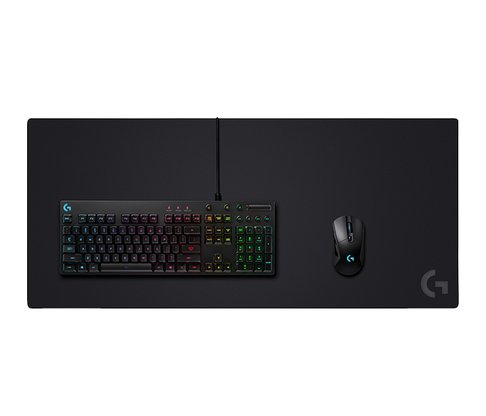 Logitech 943-000119 G840 Gaming Mouse Pad - XL, Black - Zoom Image 1