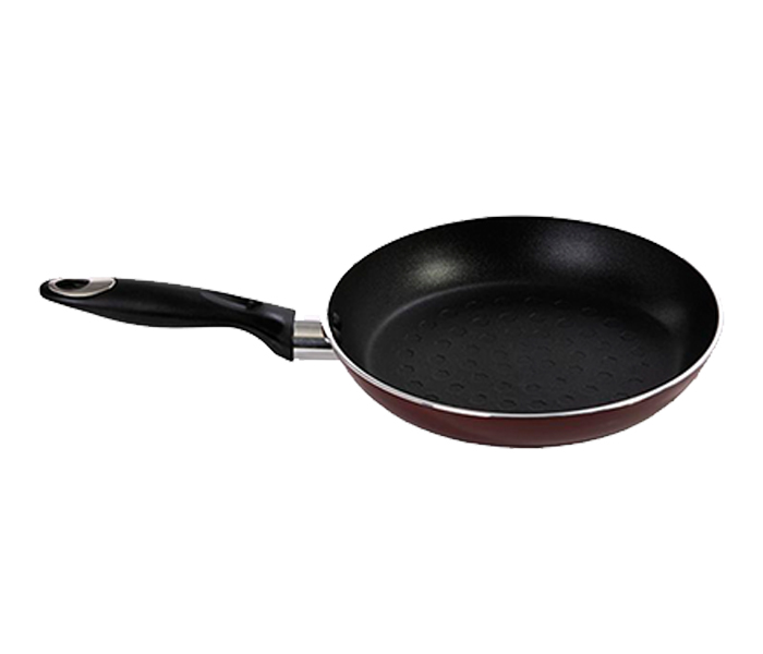 Royalford RF394FP18 18cm Non-stick Fry Pan - Black & Maroon - Zoom Image