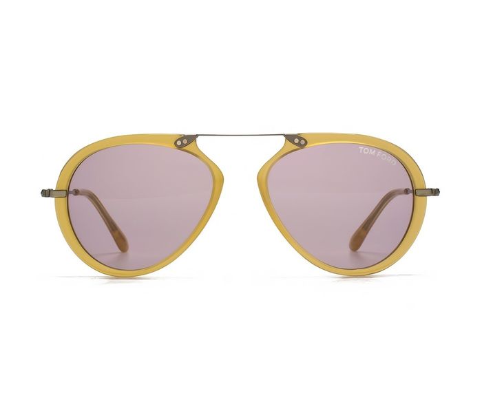 Tomford TF479 39Y Aaron Oval Shiny Yellow Fram7124 