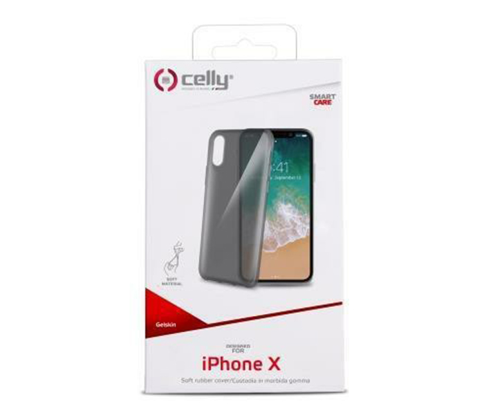 Celly 900BK Tpu Mobile Phone Cover for iPhone X - Black - Zoom Image 3