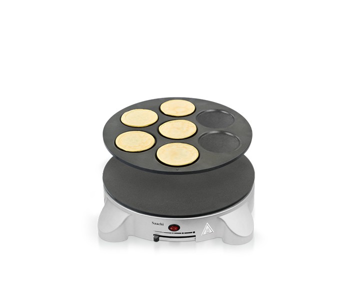 Saachi NL-2M-1848 Rigag Pan Cake Maker Black and White - Zoom Image