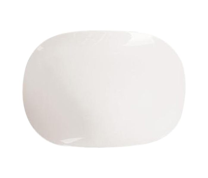 Royalford RF7047 15-inch Opal Rectangular Plate - White - Zoom Image