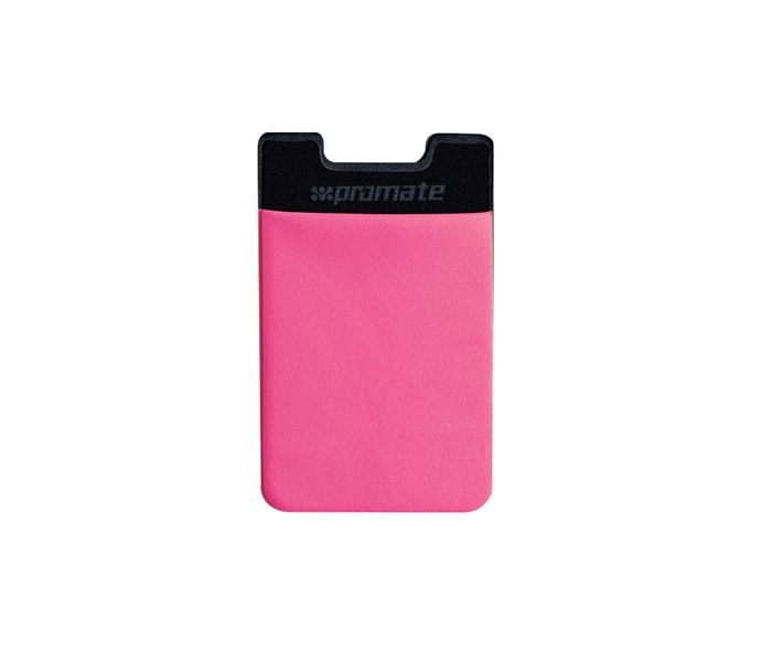 Promate Cardo 3M Rear Sticker Mobile Card Holder, Pink - Zoom Image 2