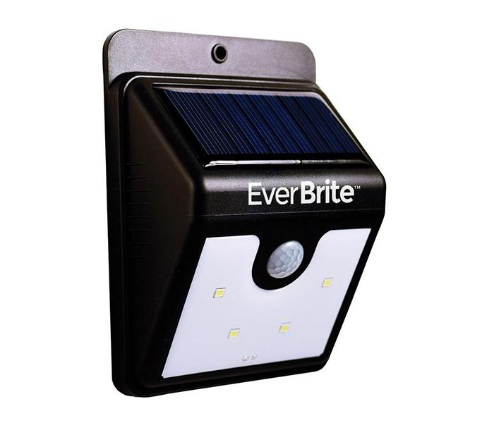 Ever Brite Motion Activated LED Solar Light - Black - Zoom Image 1