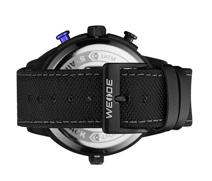 Weide WH-6405LB Analog and LED Digital Watch Black and Blue - Zoom Image 4