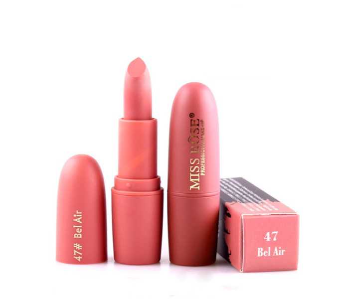 Miss Rose 7301-026A24 Matte Finish Velvet Waterproof Lipstick 47 Bell Air - Zoom Image