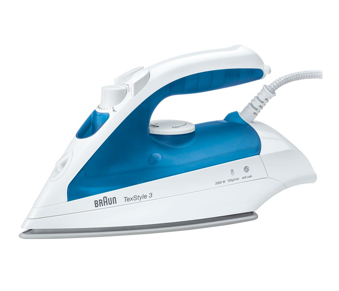 Braun TS-340 1700W TexStyle 3 Steam Iron, Blue - Zoom Image 2