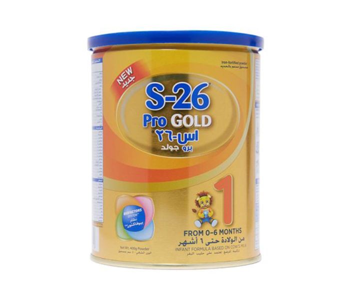 Wyeth N13346559A S-26 Pro Gold Stage 1 Formula Milk Powder 400 g - Zoom Image