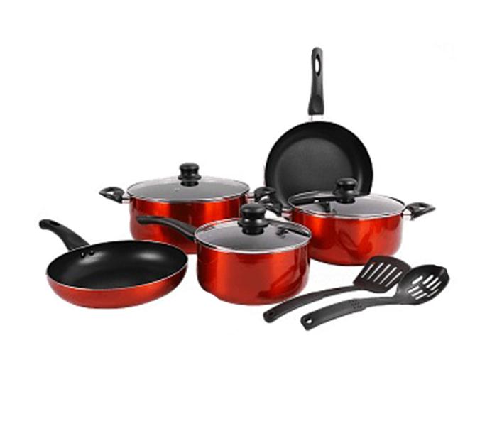 Epsilon EN4250 Non-Stick Aluminum Cookware Set - 10 Pieces - Zoom Image 1