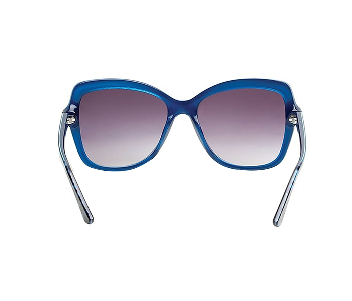 Guess GU7428 90B Square Blue Frame & Grey Mirrored Sunglasses for Women - Zoom Image 3