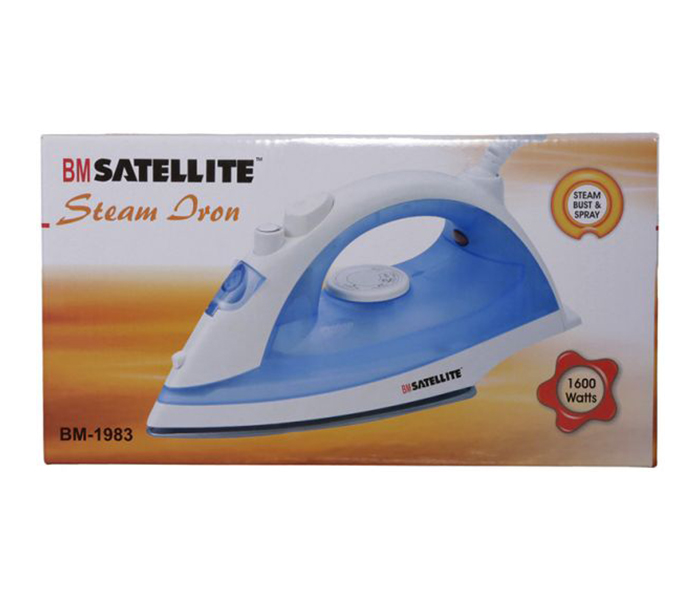 BM Satellite BM-1983 1600 Watts Steam Iron - Blue - Zoom Image 3