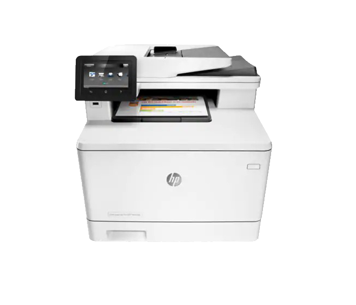 HP M477fdn LaserJet Pro Multifunction Color Printer - White - Zoom Image 4