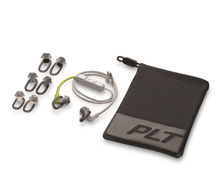 Plantronics Backbeat Fit300 Wireless Headset - Grey Lime Green - Zoom Image 2