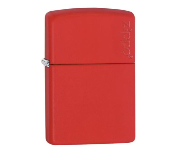 Zippo 233ZL Matte Lighter Red - Zoom Image 1