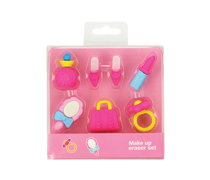 Smily Kiddos SK12002006 Fancy Makeup Eraser Set - Pink - Zoom Image 1