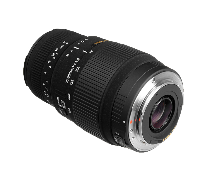 Sigma 70-300mm f/4-5.6 DG Macro Lens for Canon EOS - Black - Zoom Image 2