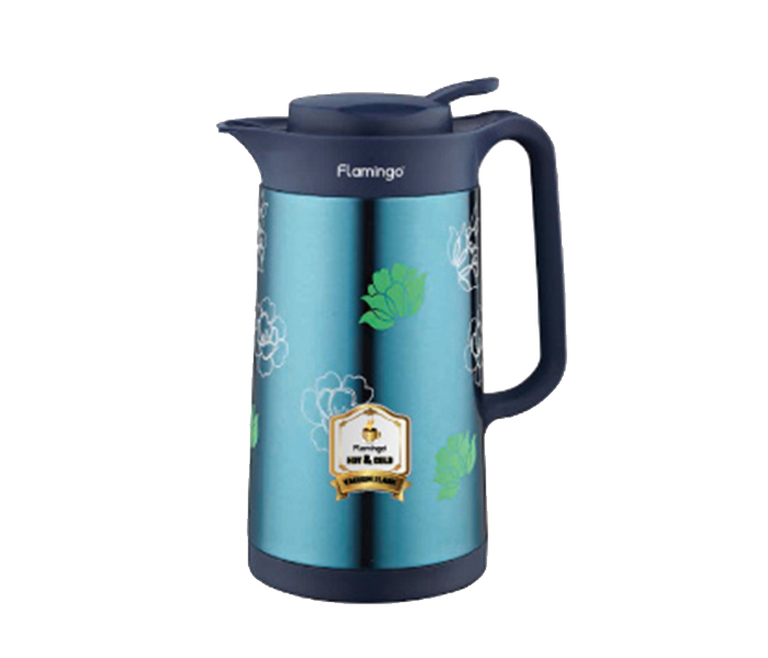 Flamingo FL3841VF 1.0 Litre Vacuum Flask - Blue - Zoom Image