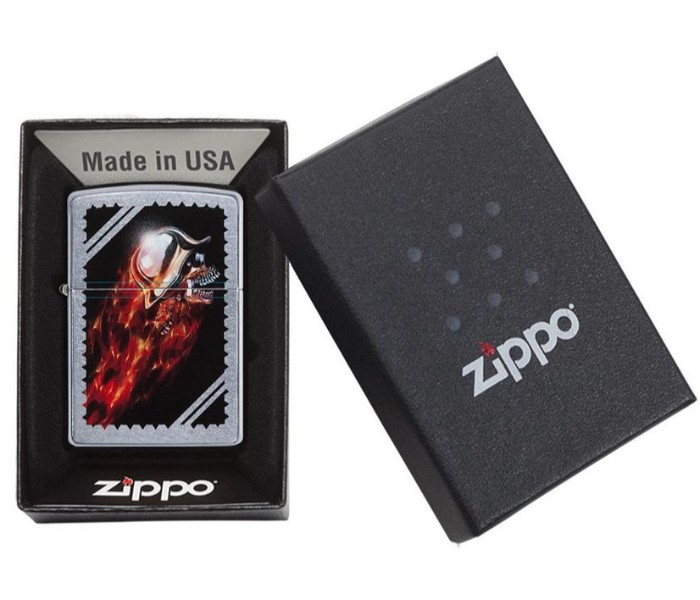 Zippo 29067 Flaming Skull Street Lighter Multicolor - Zoom Image 2