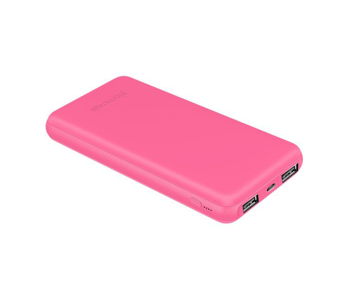 Promate VolTag-10C 10000 mAh Portable Charger Power Bank with Dual USB, Pink - Zoom Image 9