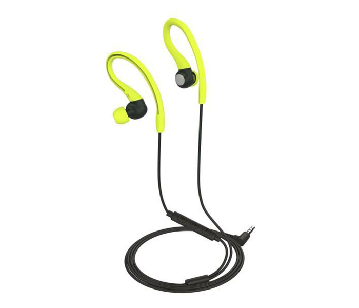 Celly UP700ACTLG 3.5mm Wired Stereo Active RC Earphone - 1.2 Meter, Light Green - Zoom Image 1