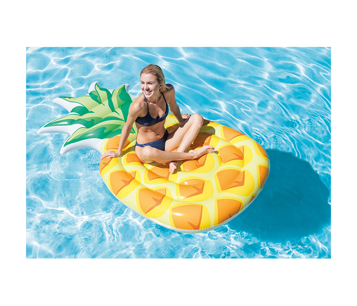 Intex ZX-58761 Inflatable Pineapple Floating Mattress - Zoom Image 1