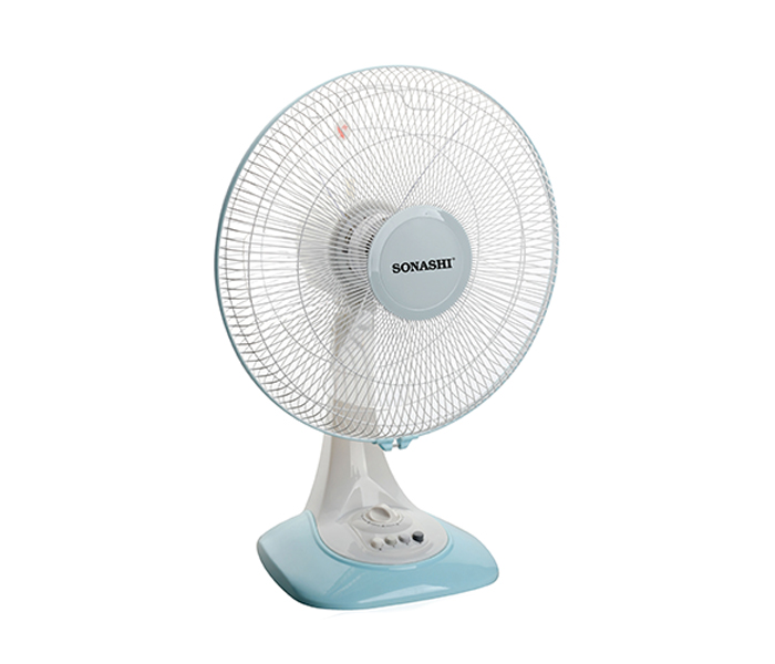 Sonashi SF-8028D 16-inch Table Fan - White & Blue - Zoom Image 3